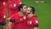 Galatasaray 3-1 Gaziantepspor Geniş Özet ve Goller (31_01_2016)
