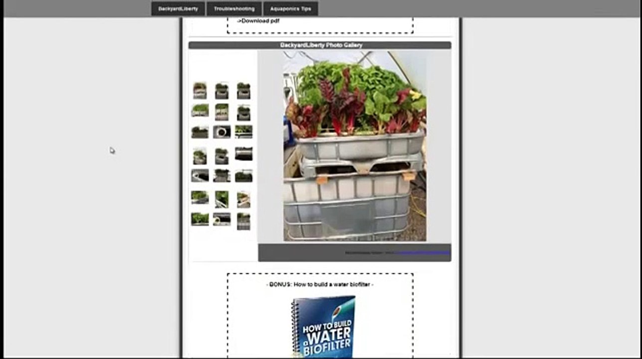 Backyard Liberty Aquaponics System Review - Easy DIY Aquaponics System Guide