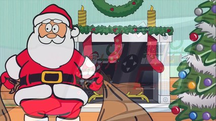 Dancing Santa Claus Cartoon