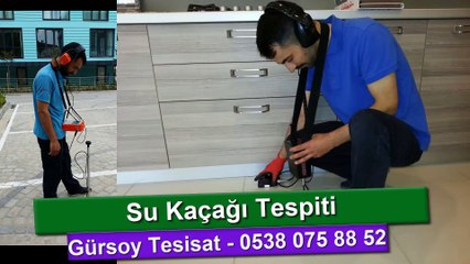 Su Kaçak Tespiti - 0538 075 88 52