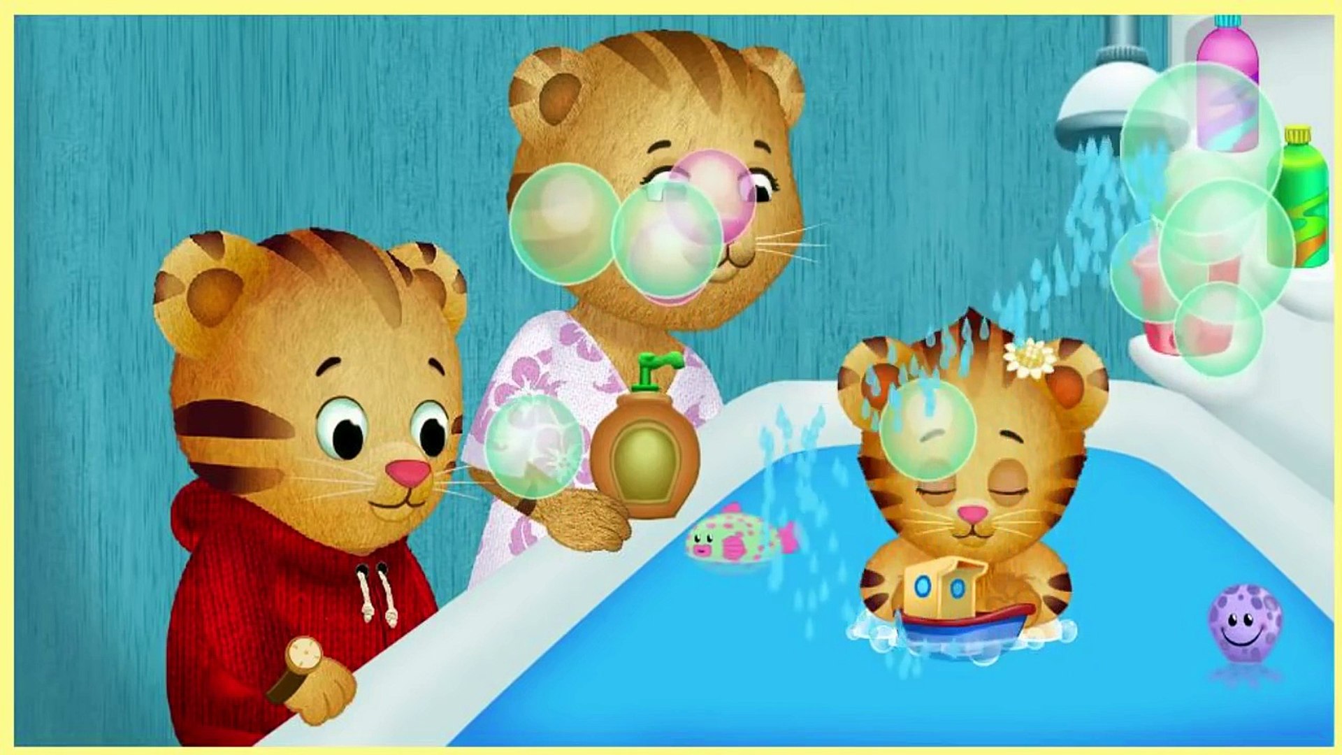 Daniel Tigers - Baby Bath - Daniel Tigers Games