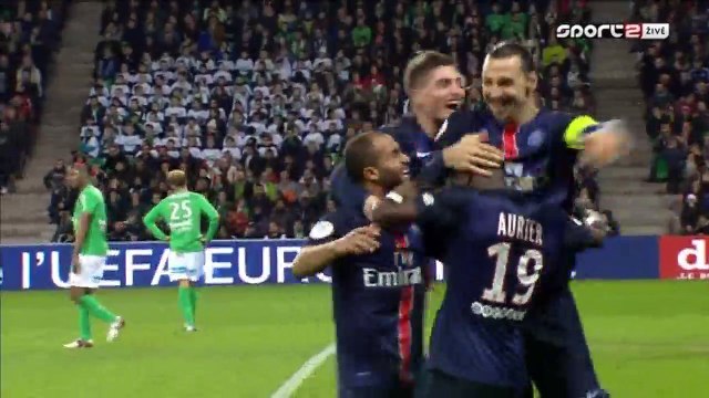 0-1 Zlatan Ibrahimovic Goal HD - Saint Etienne v. Paris Saint Germain 31.01.2016 HD