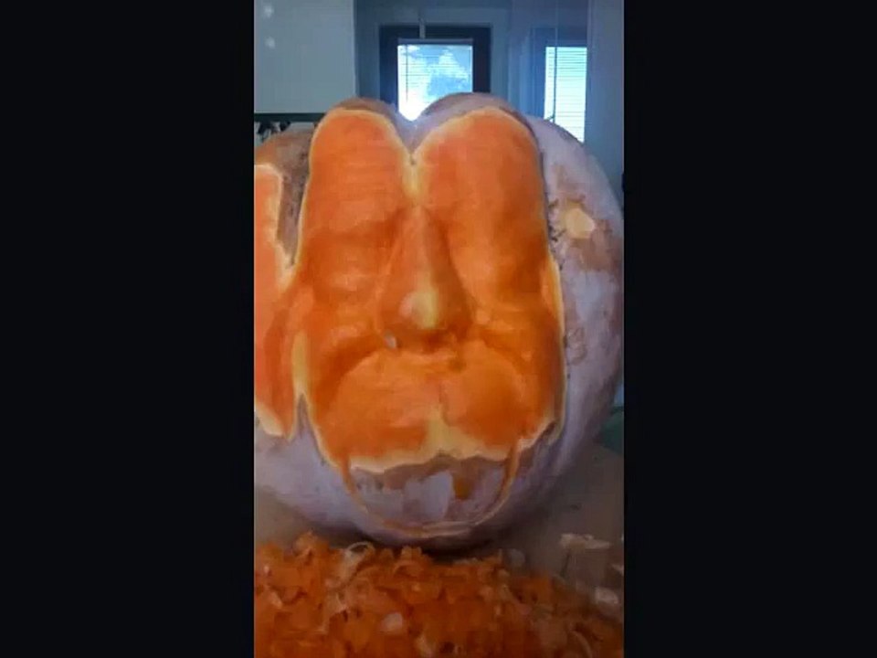 best halloween pumpkin carvings_ fruit carving intaglio การแกะสลักผักผลไม้ 水果雕刻 Escultura em frutas