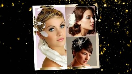 Стильные свадебные прически для коротких волос  Wedding Hairstyles