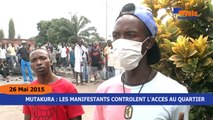 26 MAI2015 / MANIFESTATION CONTRE LE 3EME MANDAT A MUTAKURA.