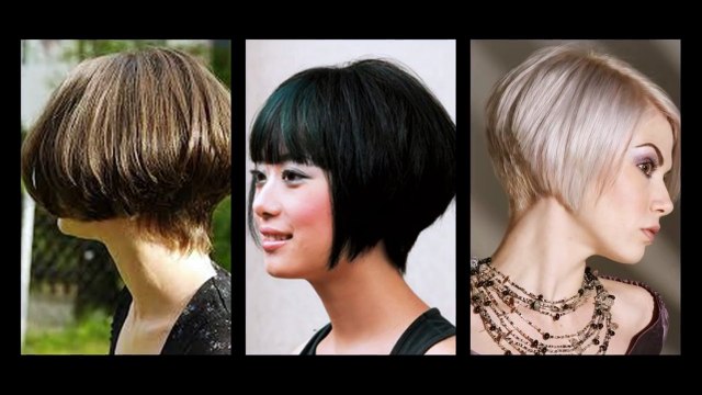 Стрижка модное каре на ножке bob haircut