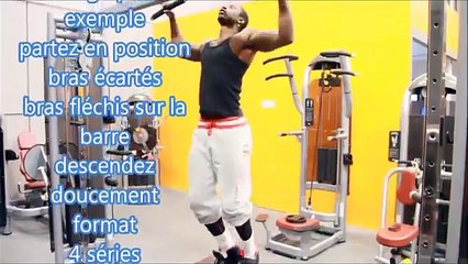 Programme de musculation prise de masse