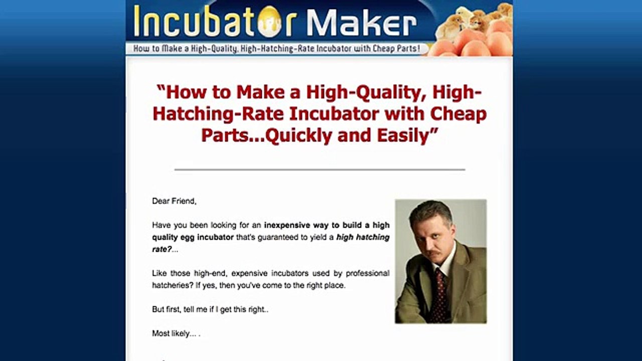 Watch this Incubator Maker Review