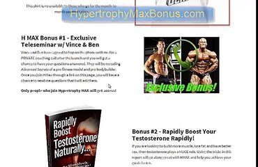 Hypertrophy Max Bonus - Grab these when you buy it!