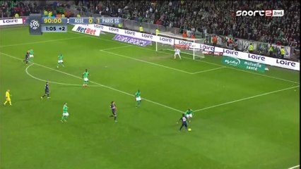 Zlatan Ibrahimović 0:2 Second HD | Saint Etienne v. Paris SG 31.01.2016 HD