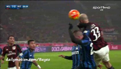 Serie A : Milan AC 3 - Inter Milan 0 le 31 01 2016