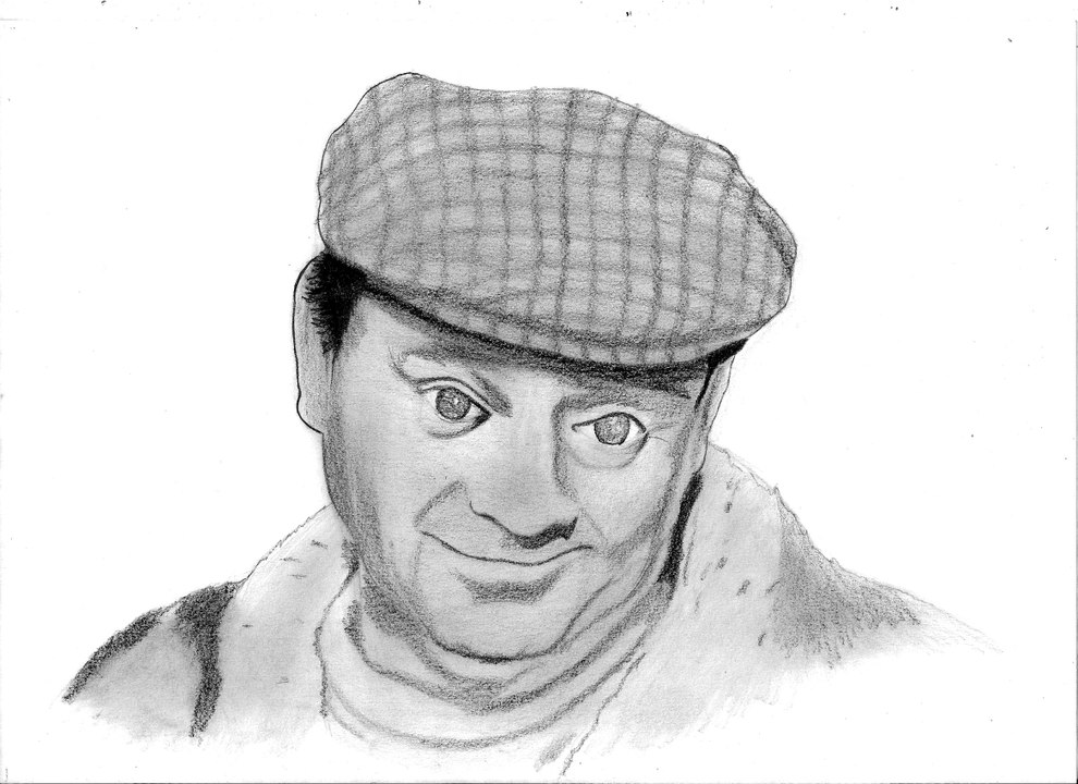 Del Boy (David Jason) - pencil drawing