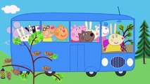The Wheels on The Bus Peppa Pig HD - The Bus of Peppa Pig Nursery Rhymes