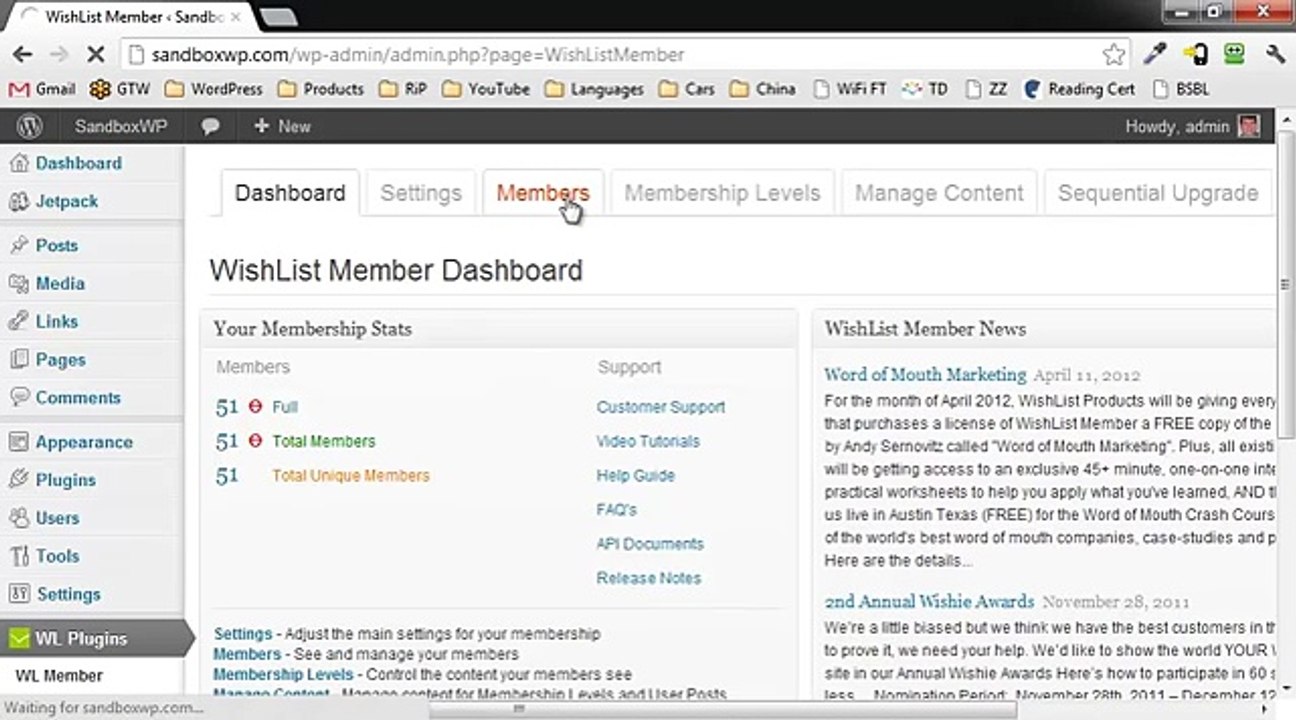How to Export Members from WishList Member