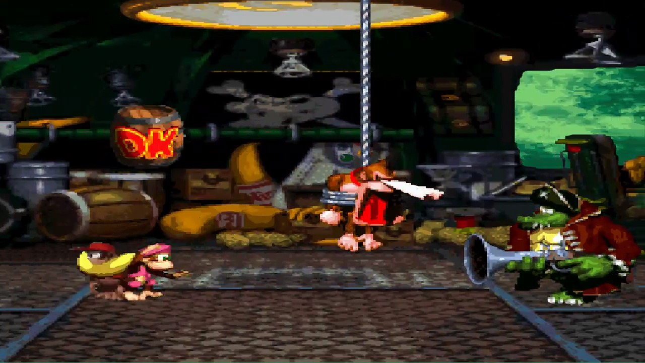 Lets Play Donkey Kong Country 2 - Part 14 - King K. Rool Fight & Credits