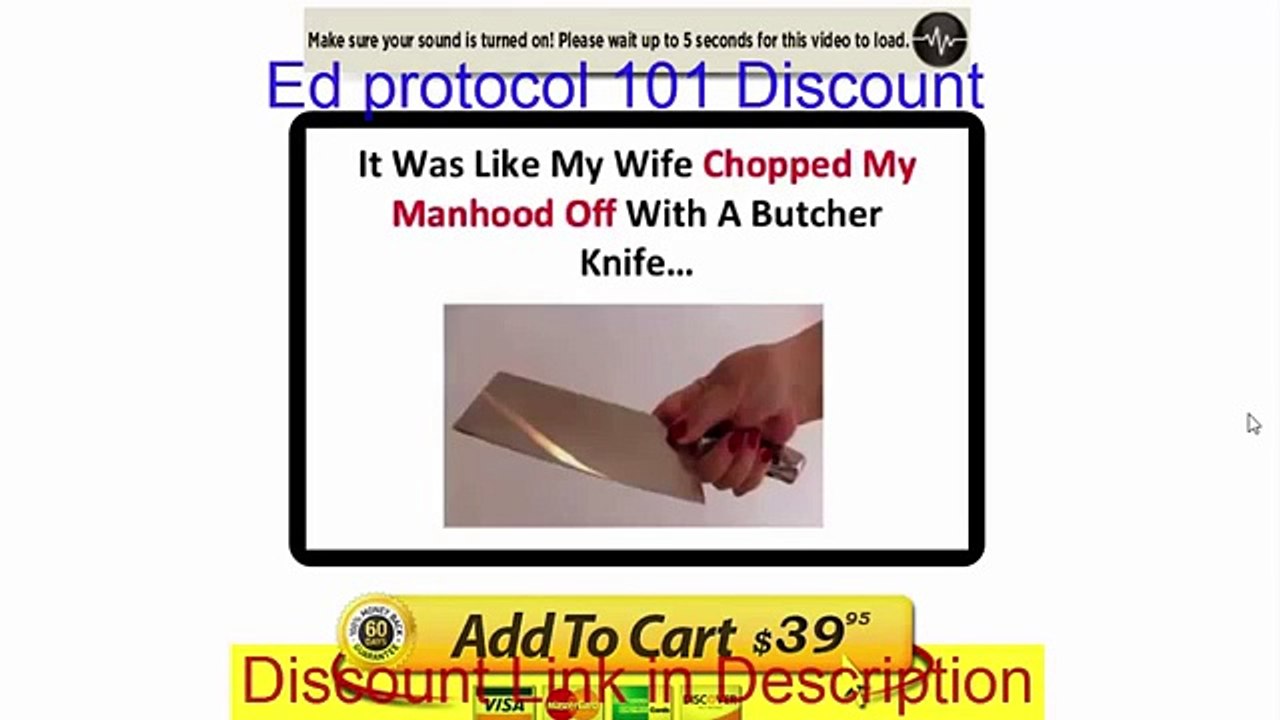 Ed protocol 101 Discount, Coupon Code, Get $12 OFF