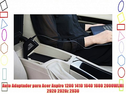 65W Adaptador para Coche para Acer Aspire 1200 1410 1640 1680 2000WLMI 2920 2920z 2930 - Lavolta
