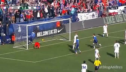 Michael Orozco Goal - USA	2 - 2	Iceland - Friendly International - 31.01.2016