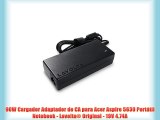 90W Cargador Adaptador de CA para Acer Aspire 5630 Port?til Notebook - Lavolta? Original -