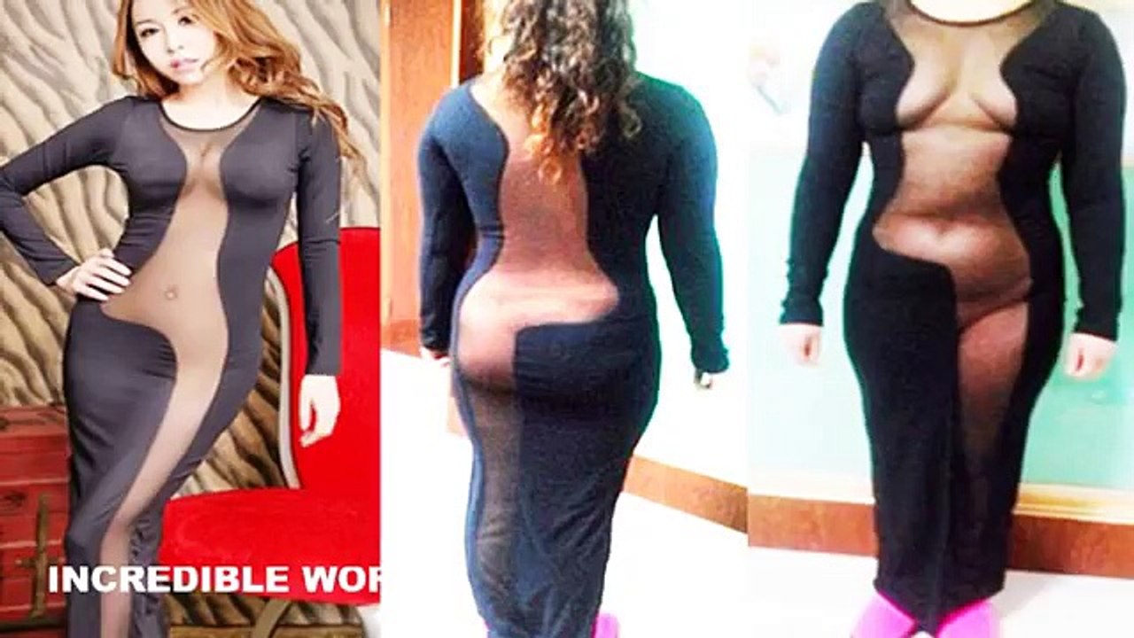 Woman Suffers Ill-Fit Cut-Out Dress Fail In Online Shopping From Taobao(FUll REPORT)!!!