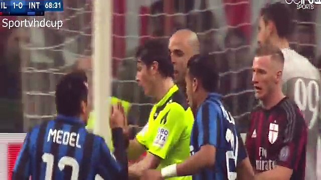 AC Milan vs Inter 3-0 All Goals & HIghlights Serie A 31/01/2016