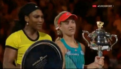 Tennis Australian Open 2016 Final Women's Last Game + Award Ceremony