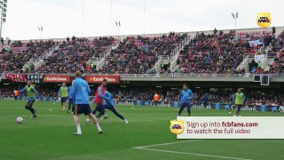 BEHIND THE SCENES – FC Barcelona most exciting training session (Teaser)
