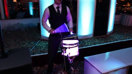 Live LED Percussion At Bat Mitzvah Party NY