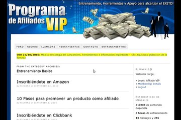 Programa de Afiliados VIP Contenido del Curso