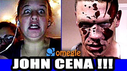 John Cena Scare Prank on Video Chat Omegle
