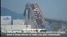 Japans Eshima Ohashi Bridge Could Give Most Confident Driver Nightmares(VIDEO)!!!