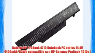 Bater?a HP ProBook 4710 Notebook PC series 14.4V 4400mAh/63Wh compatible con HP-Compaq ProBook