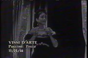 MARIA CALLAS sings Vissi Darte on November 25, 1956