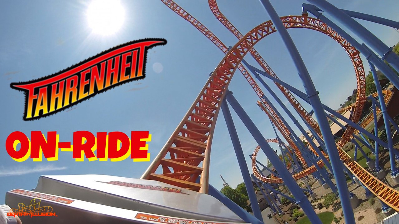 Fahrenheit On-ride Front Seat (HD POV) Hershey Park