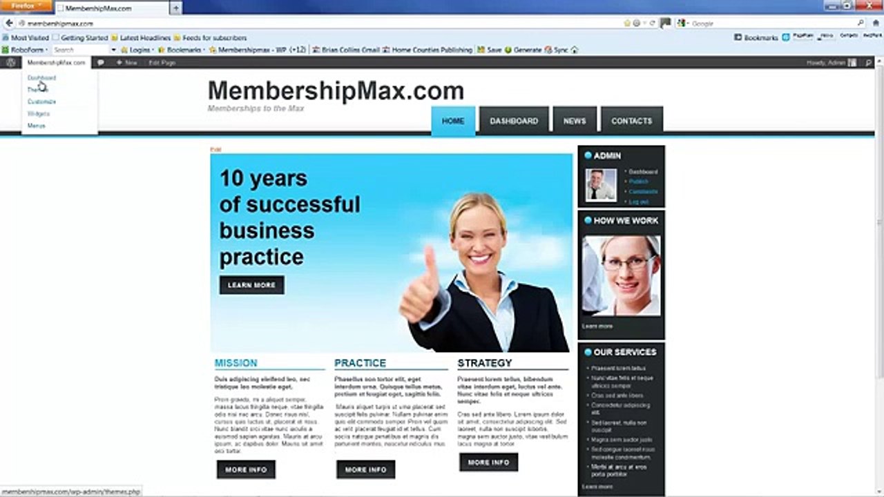MembershipMax Wordpress Free Theme Wishlist Member Free Membership