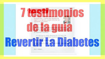 7 Testimonios de Revertir La Diabetes de Sergio Russo