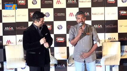 Baahubali Theatrical Trailer Launch P1 - Prabhas, Rana Daggubati, SS Rajamouli, Tamanna, Karan Johar