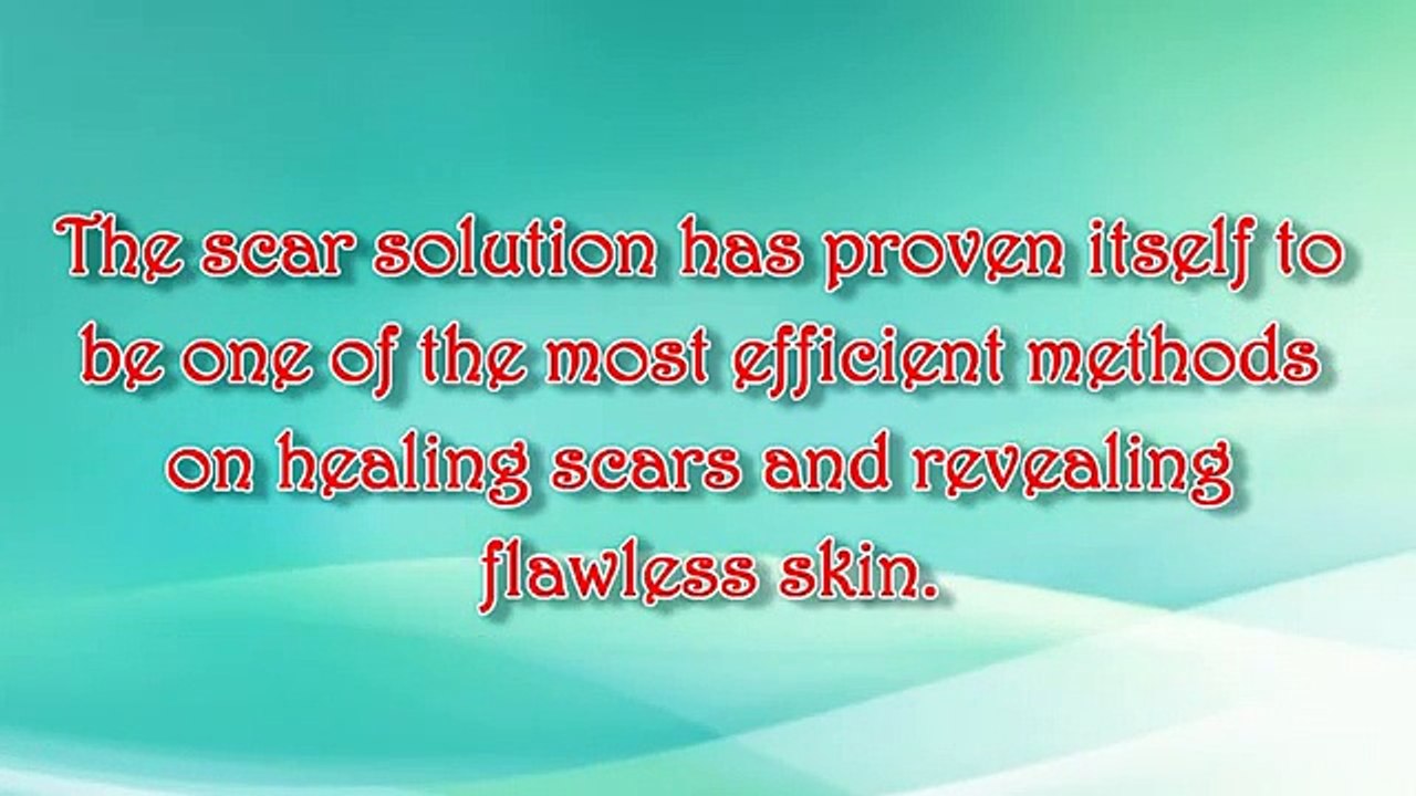 The Scar Solution Review [2015]