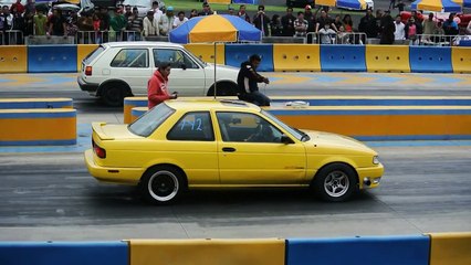 Tsuru GSR Turbo Piolín vs Golf Mk2 AWD Padrino. Arrancones Pegaso. Octubre 2014