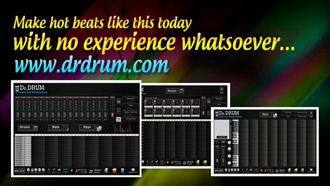 The example of Digital Beat Making Software -Beat  in Dr Drum