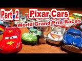 Pixar Cars World Grand Prix Races with Cars from Cars and Cars2 by Top YouTube Channel for Kids PCTF