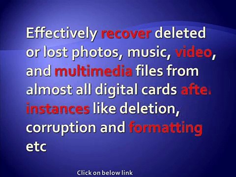 Card Recovery Pro - Memory Stick, Memory Stick Pro, Duo, Pro-HG, XC, Micro(M2)