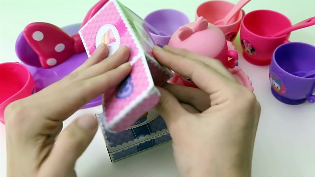 Minnie Mouse Bowtique Tea Playset Disney Junior Mickey Mouse Toys Juego de Té Plastilina