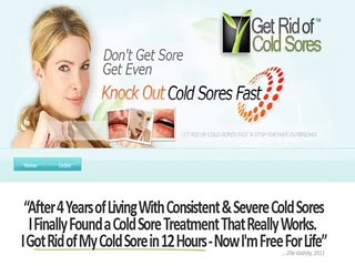 Get Rid Of Cold Sores Fast!
