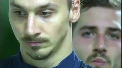 Zlatan Ibrahimovic funny almost through the door unintentionally