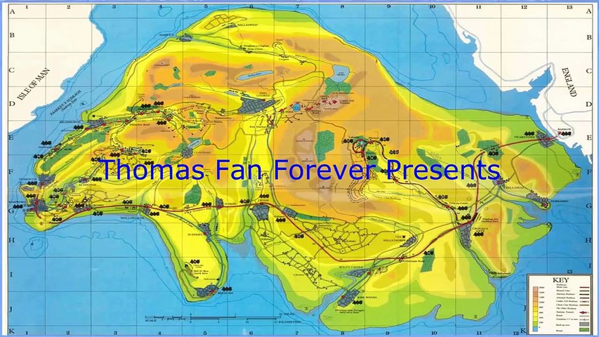 Карта острова содор