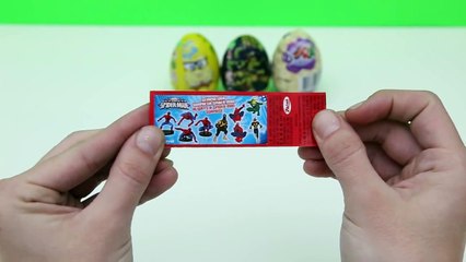 Surprise Eggs Spiderman Spongebob Turtles Dora Explorer Toys Chocolate huevos sorpresa