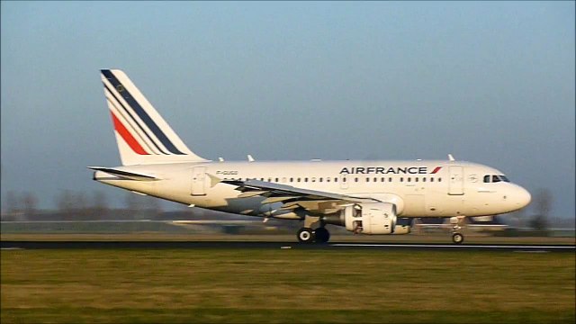 Air France - (Airbus A318 A319 A320 A321) - AMS Landings