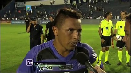 Falcón: "No fue offside". Independiente RM 0 - V. Dálmine 0. Fecha 1. B Nacional 2016. FPT.