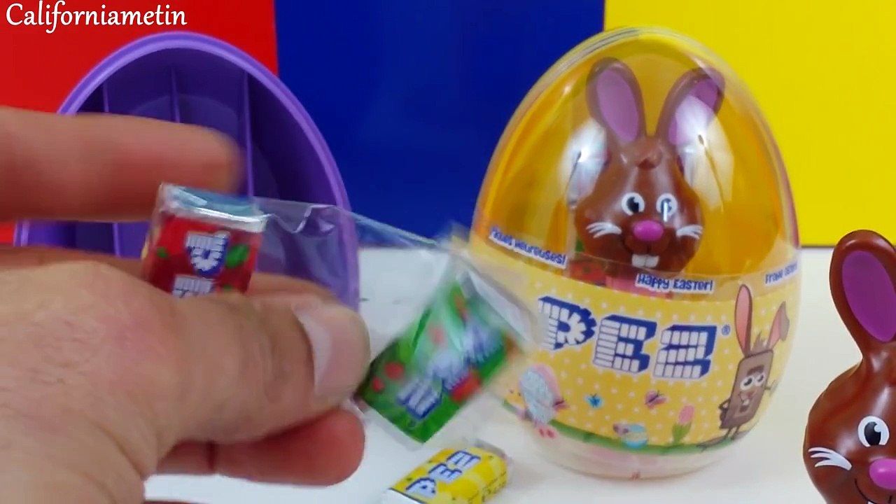 Surprise Eggs Pez Bunny Easter Edition